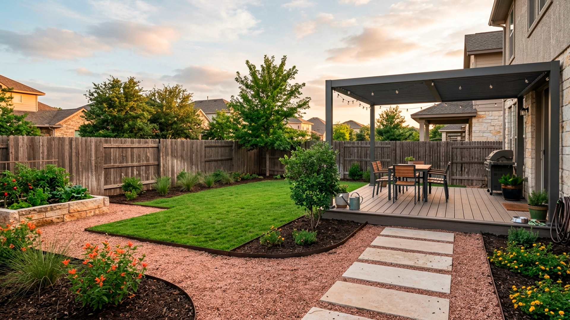 Hardscape patio Austin TX